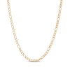 Thumbnail Image 1 of Figaro Chain Necklace 4mm Yellow Ion-Plated Solid Stainless Steel 18&quot;