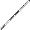 Thumbnail Image 2 of Figaro Chain Necklace 4mm Black Ion-Plated Solid Stainless Steel 20&quot;