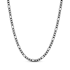 Thumbnail Image 1 of Figaro Chain Necklace 4mm Black Ion-Plated Solid Stainless Steel 22&quot;