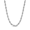 Thumbnail Image 1 of Rope Chain Necklace 4mm Solid Stainless Steel 20&quot;