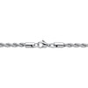 Thumbnail Image 3 of Rope Chain Necklace 4mm Solid Stainless Steel 22&quot;