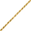 Thumbnail Image 2 of Rope Chain Necklace 4mm Yellow Ion-Plated Solid Stainless Steel 20&quot;
