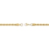 Thumbnail Image 3 of Rope Chain Necklace 4mm Yellow Ion-Plated Solid Stainless Steel 18&quot;