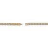 Thumbnail Image 3 of Curb Chain Necklace 8mm Solid Stainless Steel & Yellow Ion Plating 24&quot;