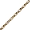 Thumbnail Image 2 of Curb Chain Necklace 8mm Solid Stainless Steel & Yellow Ion Plating 30&quot;