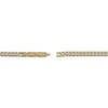 Thumbnail Image 3 of Curb Chain Necklace 8mm Solid Stainless Steel & Yellow Ion Plating 30&quot;