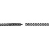 Thumbnail Image 3 of Curb Chain Necklace 8mm Solid Stainless Steel & Black Ion Plating 20&quot;