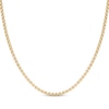 Thumbnail Image 1 of Round Box Chain Necklace 3.5mm Yellow Ion-Plated Solid Stainless Steel 24&quot;