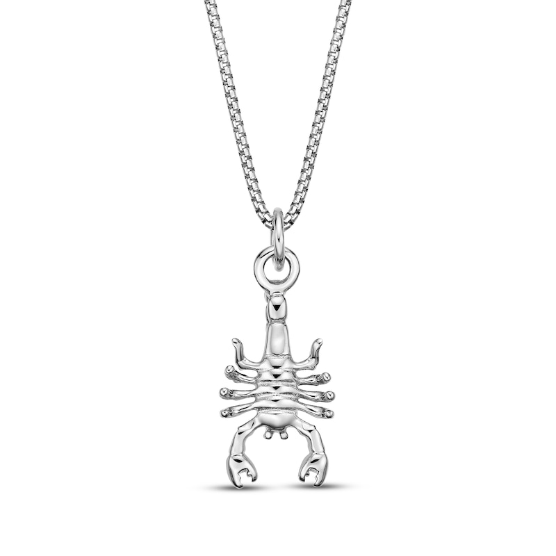Main Image 3 of Men's Scorpion Necklace Stainless Steel 24&quot;