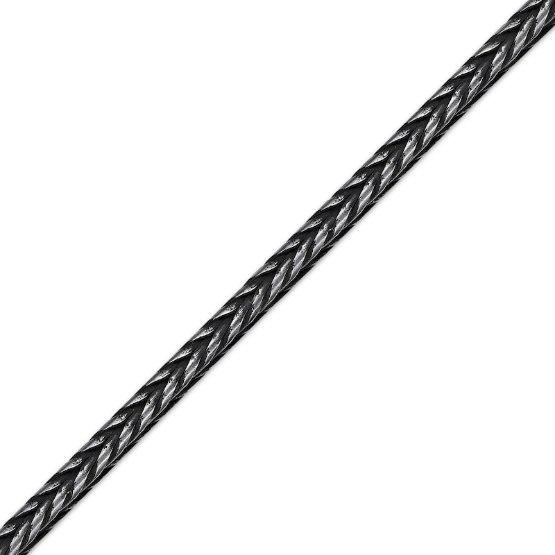Main Image 2 of Antique Finish Snake Chain Necklace 3.5mm Solid Stainless Steel 24&quot;