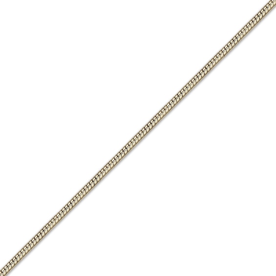 Thumbnail Image 2 of Snake Chain Necklace 3mm Yellow Ion-Plated Solid Stainless Steel 24"
