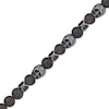 Thumbnail Image 3 of Men's Bronzite & Skull Bead Bracelet Stainless Steel 8.5&quot;