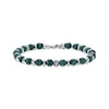 Thumbnail Image 1 of Men's Malachite Bead Bracelet Stainless Steel 8.5&quot;