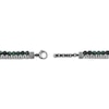 Thumbnail Image 4 of Men's Green Tiger's Eye Quartz Bead & Chain Layered Bracelet Stainless Steel 8.5&quot;