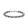 Thumbnail Image 2 of Link Chain Bracelet 6mm Solid Stainless Steel with Black & Yellow Ion Plating 8.5&quot;