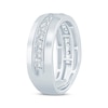 Thumbnail Image 2 of Now + Forever Men's Round-Cut Diamond Wedding Band 1 ct tw 10K White Gold