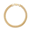 Thumbnail Image 1 of Cuban Curb Chain Bracelet 6mm Semi-Solid 10K Yellow Gold 8.5&quot;