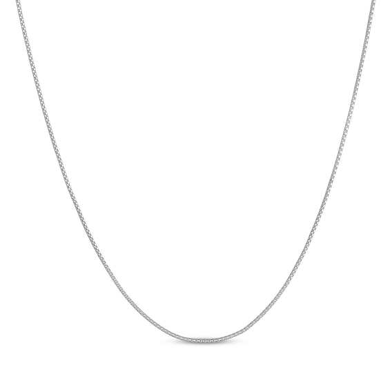 Adjustable Mirror Popcorn Chain Necklace 1.4mm Semi-Solid Sterling Silver 24"