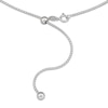 Thumbnail Image 4 of Adjustable Mirror Popcorn Chain Necklace 1.4mm Semi-Solid Sterling Silver 24&quot;