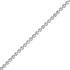 Thumbnail Image 3 of Adjustable Diamond-Cut Bead Chain Necklace 1.2mm Solid Sterling Silver 24&quot;