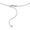 Thumbnail Image 4 of Adjustable Diamond-Cut Bead Chain Necklace 1.2mm Solid Sterling Silver 24&quot;