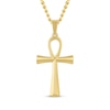Thumbnail Image 1 of Men's Ankh Necklace Yellow Ion Plated Stainless Steel 24&quot;