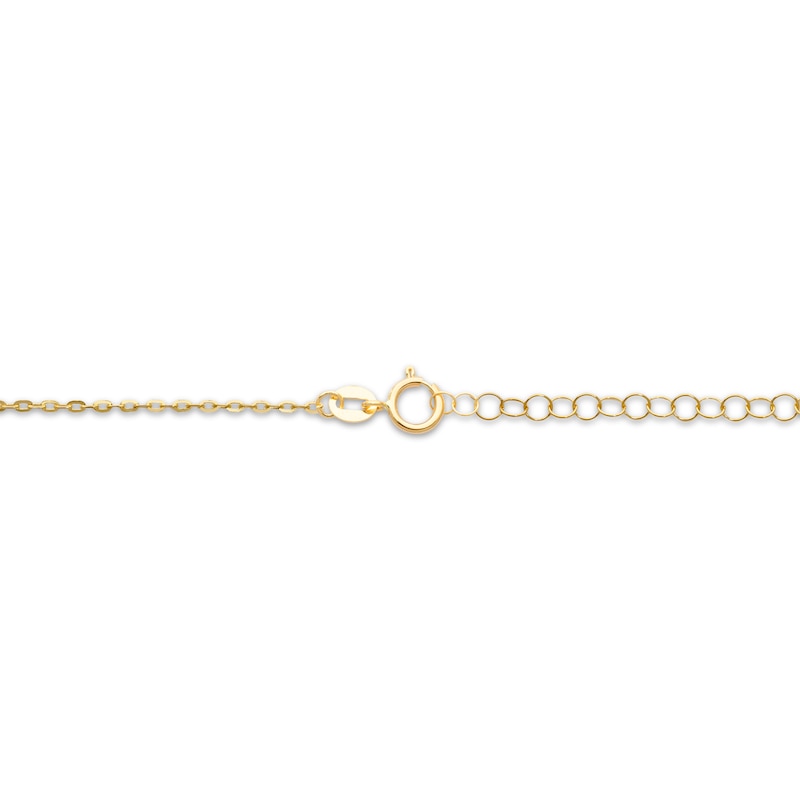 Main Image 3 of Italian Brilliance Butterfly Necklace Semi-Solid 14K Yellow Gold 18&quot;