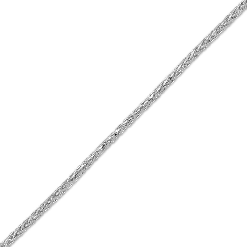Main Image 2 of Wheat Chain Necklace 2.5mm Solid Sterling Silver 18&quot;