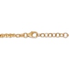 Thumbnail Image 3 of Italian Brilliance Round & Cube Bead Bracelet Hollow 14K Yellow Gold 8&quot;