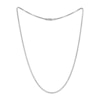 Thumbnail Image 2 of Box Chain Necklace 1.3mm Solid Sterling Silver 20&quot;