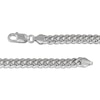 Thumbnail Image 3 of Cuban Curb Chain Necklace 3.5mm Solid Sterling Silver 18&quot;