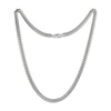 Thumbnail Image 2 of Cuban Curb Chain Necklace 3.5mm Solid Sterling Silver 22&quot;