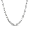 Thumbnail Image 1 of Curb Chain Necklace 5.2mm Solid Sterling Silver 24&quot;