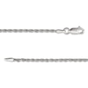 Thumbnail Image 3 of Rope Chain Necklace 1.4mm Solid Sterling Silver 20&quot;