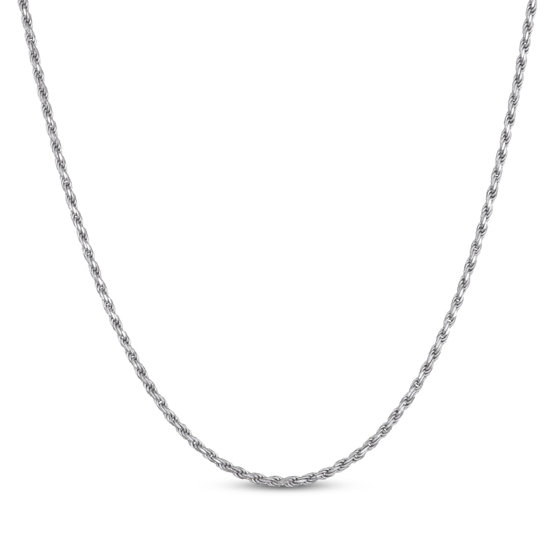 Main Image 1 of Rope Chain Necklace 1.8mm Solid Sterling Silver 22&quot;