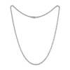 Thumbnail Image 2 of Rope Chain Necklace 1.8mm Solid Sterling Silver 22&quot;