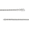 Thumbnail Image 3 of Rope Chain Necklace 1.8mm Solid Sterling Silver 22&quot;