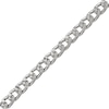 Thumbnail Image 3 of Diamond-Cut Curb Chain Necklace 3.6mm Solid Sterling Silver 18&quot;