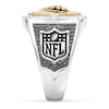 Thumbnail Image 3 of True Fans Philadelphia Eagles Championship Ring Sterling Silver & 10K Yellow Gold Ring