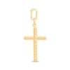 Thumbnail Image 1 of Charmed Memories Twist Cross Charm 10K Yellow Gold