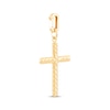 Thumbnail Image 2 of Charmed Memories Twist Cross Charm 10K Yellow Gold