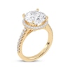 Thumbnail Image 2 of Lab-Grown Diamonds Round-Cut Halo Engagement Ring 4-1/2 ct tw 14K Yellow Gold