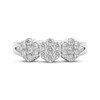 Thumbnail Image 3 of THE LEO Diamond Flower Trio Fashion Ring 3/4 ct tw 14K White Gold