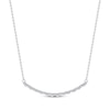 Thumbnail Image 1 of Diamond Smile Necklace 1/6 ct tw 10K White Gold 18&quot;
