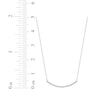 Thumbnail Image 7 of Diamond Smile Necklace 1/6 ct tw 10K White Gold 18&quot;