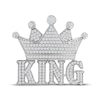 Thumbnail Image 1 of Diamond &quot;King&quot; Brooch 1 ct tw Sterling Silver