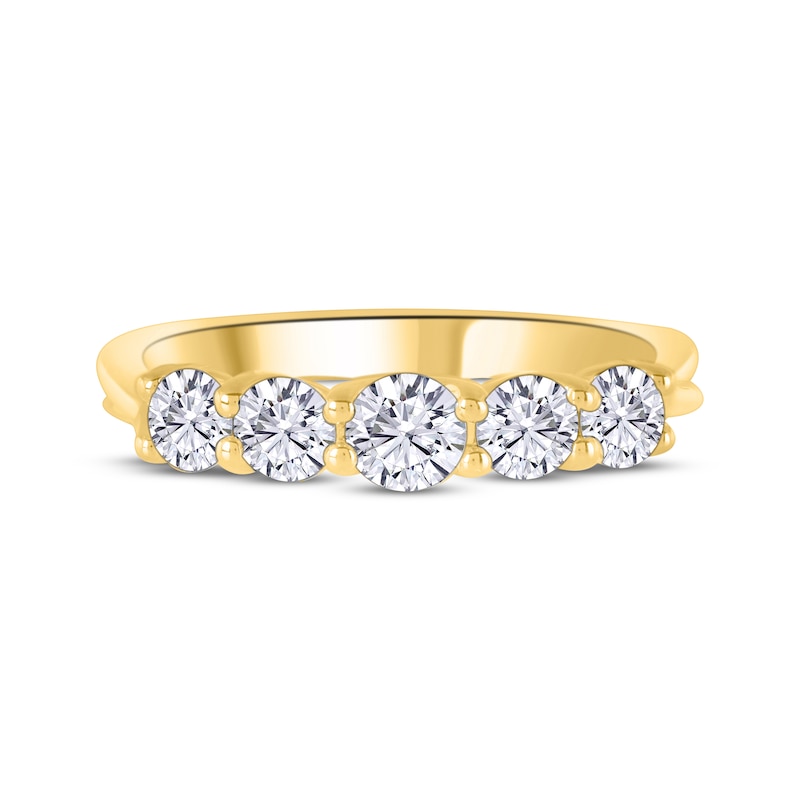 Main Image 3 of Now + Forever Diamond Graduated Anniversary Ring 1 ct tw 14K Yellow Gold
