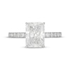 Thumbnail Image 2 of Neil Lane Artistry Emerald-Cut Lab-Grown Diamond Hidden Halo Engagement Ring 3-5/8 ct tw 14K White Gold