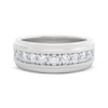 Thumbnail Image 3 of Men's THE LEO Prisma Diamond Wedding Band 1 ct tw 14K White Gold