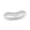 Thumbnail Image 1 of THE LEO Prisma Diamond Two-Row Contour Wedding Band 1/2 ct tw 14K White Gold